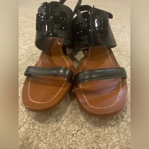 Tory burch sandals with strap size 9.5
